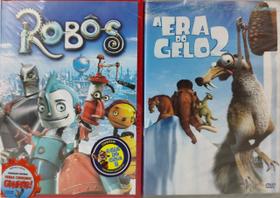 Dvd A Era Do Gelo 2 / Novo 4 vendidos Dvd Robôs (2 DVDS) Dvd A Era Do Gelo 2 / Novo 4 vendidos Dvd Robôs (2 DVDS)