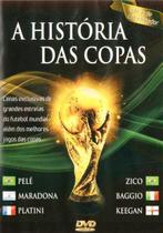 DVD A História das Copas - Pelé Maradona Platini Zico Baggio