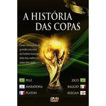 DVD A História das Copas - Pele Maradona Platini Zico Baggio