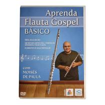 DVD Aprenda Flauta Gospel Básico Moisés de Paula Original