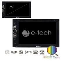 Dvd Automotivo 2 Din 6,2 Usb Bluetooth + Com Espelhamento