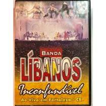 Dvd - Banda Líbanos - Inconfundivel - Ao vivo em Fortaleza-CE