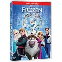 Dvd + Blu-ray: Frozen Uma Aventura Congelante - Disney