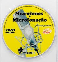 DVD Curso de Microfones e Microfonação para Bateria Volume 2 Afinação, Ambiência, Captação, Estúdios - Edon
