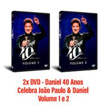 Dvd Daniel 40 Anos + Convidados - 2 Dvd's - Vol.1 + Vol.2
