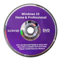 DVD de Reparação do Windows 10 Home e Professional 32/64 bits