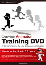 DVD de Treinamento do Software Reallusion CrazyTalk Animator para Windows DVD de Treinamento do Software Reallusion CrazyTalk Animator para Windows