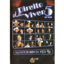 DVD Direito de Viver 5 Ao Vivo - Faça Parte do Show da Vida