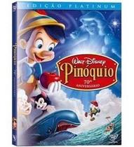 Dvd Duplo: Pinóquio - Edição Platinum 70 Anivesário - Disney