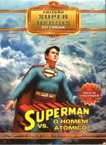 DVD Duplo Superman vs O Homem Atômico Super Heróis Cinema