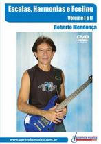 DVD Escalas, Harmonias e Feeling Vol. 1 e 2 Roberto Mendonça - Aprenda Música