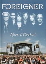 dvd foreigner - alive e rockin - eagle vision