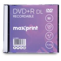 Dvd Gravavel Dvd+R Dual 8.5Gb/240Min/8X Sli - Maxprint