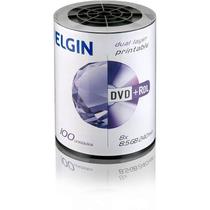 DVD Gravável Printable DVD-R Dual 85GB/240MIN/8X TUBO-100