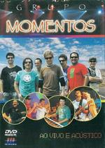 DVD - Grupo Momentos - Ao Vivo e Acústico - Usa discos