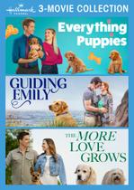 DVD Hallmark, coleção de 3 filmes, Everything Puppies//Guiding Emily//Quanto mais o amor cresce