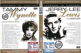 Dvd jerry lee lewis / tammy wynette - legends - 2 shows