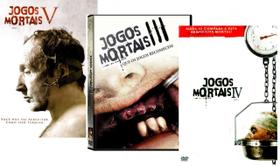 DVD Jogos Mortais Kit com 3 DVDs