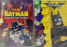Dvd - Lego Dc Batman: Assunto De Família e o Filme 2 DVDS
