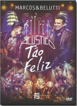 Dvd Marcos e Belutti - Acústico Tão Feliz - Som Livre Dvd Marcos e Belutti - Acústico Tão Feliz - Som Livre