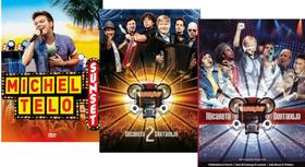 DVD Michel Teló Sunset + 2 DVDs Tradição Micareta Sertaneja