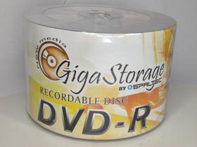 DVD mídia virgem Giga Storage Spaltec 4.7gb DVD-R 50 unidades