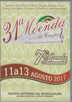 Dvd - Moenda Da Canção - 31ª Edição (dvd+cd)