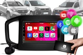 DVD Multimidia Android 12 Gps 2GB + Camera + Moldura FIAT STRADA 2021 - FIORINO