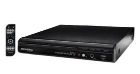 DVD Player Mondial Bivolt Com Função Karaokê MP4/MP4 Ubs - D-20