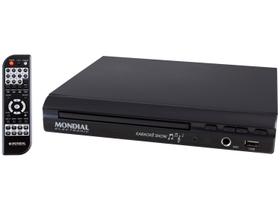 DVD Player Mondial D-20 com Função Karaokê e Entrada USB DVD Player Mondial D-20 com Função Karaokê e Entrada USB