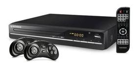 Dvd Player Mondial D-21 - Karaoke, 2 Controles, Entrada Usb