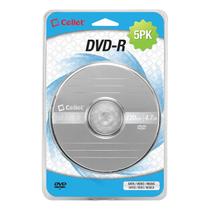 DVD-R 4,7GB 120min 16x (5 Unidades) - Mídia Gravável