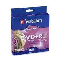 DVD+R Blank Media Verbatim LightScribe 4,7 GB/120 min 10 unidades