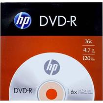 Dvd-r gravável HP, 4.7GB, 120min, 16x, envelope -