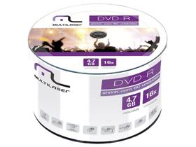 DVD-R Multilaser Dv060 com 50 Unidades - Capacidade 4.7gb