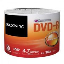 DVD-R Sony 16x 4,7GB - Pacote com 50 Unidades