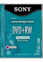 DVD+RW Sony de 8 cm com Hangtab 1,4 GB e 30 minutos de armazenamento - Único