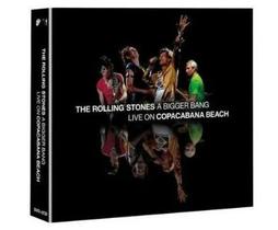 Dvd The Rolling Stones - a Bigger Bang - Live on Copacabana Beach - 2 Cds + 1 Dvd