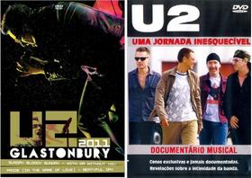 DVD U2 Glastonbury 2011 + DVD U2 Uma Jornada Inesquecível