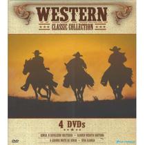 Dvd western classic collection (box com 4 dvds)