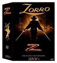 DVD Zorro 1ª Temporada Edição Para Colecionador 5 Discos - Winer Disk