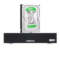 DVR 04 canais INTELBRAS MHDX 3004-C C/HD 500GB