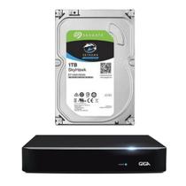 Dvr 1080N 4 Canais Com HD Seagate 1TB 6 Tecnologias Giga Gs0466