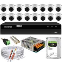 Dvr 1216 intelbras 16 Cameras Full 1220 D mic Áudio Hd 1tb