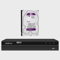Dvr 16 Canais mhdx 1216 Com Hd 1tb Purple Intelbras