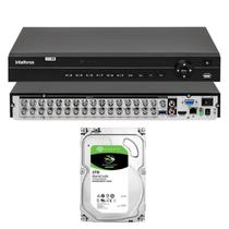 Dvr 32 Canais Mhdx Multi hd 1232 H265 Intelbras c/Hd 3TB Dvr 32 Canais Mhdx Multi hd 1232 H265 Intelbras c/Hd 3TB