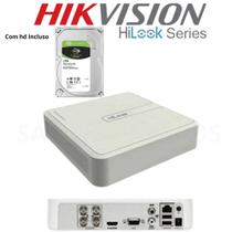 Dvr 4ch Hilook 104g-k1 Lite By Hikvision + Hd 1TB - hikvision hilook