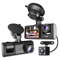 Dvr Automotivo Camera Interna Filma Dentro E Fora Com Wifi