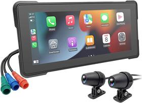 DVR de motocicleta CarPlay GPS Monitor 6.86 DVR de motocicleta CarPlay GPS Monitor 6.86