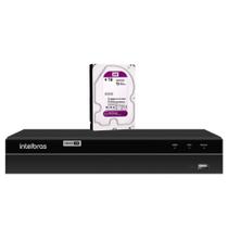 DVR Gravador 8 canais MHDX 1208 Com Detecção Inteligente de Movimento + HD 4TB Purple
